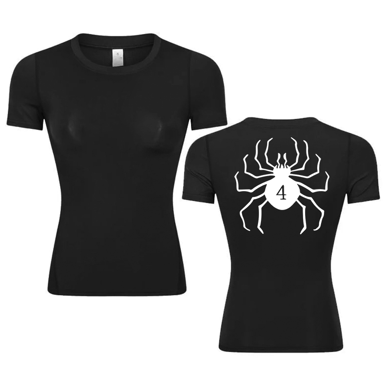 Tee Graphic Print - Graphic Print Compression Shirt for Women