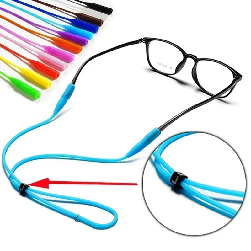 3/1pcs Candy Color Elastic Sil - Sunglass Retainer Cord review and price
