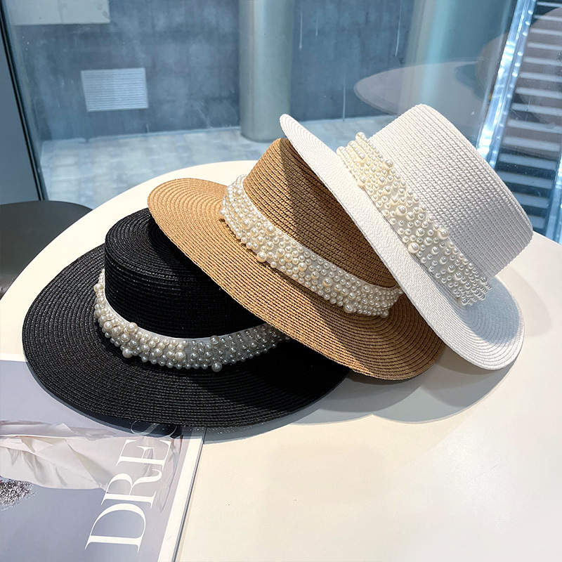 2023 New Flat Top Straw Hat Pe - Bucket Hat Straw review and price