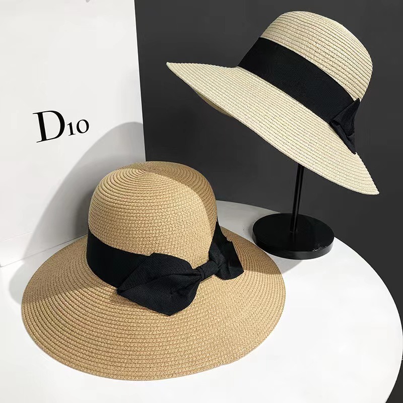 Simple Versatile Women Summer  - Bucket Hat Straw review and price