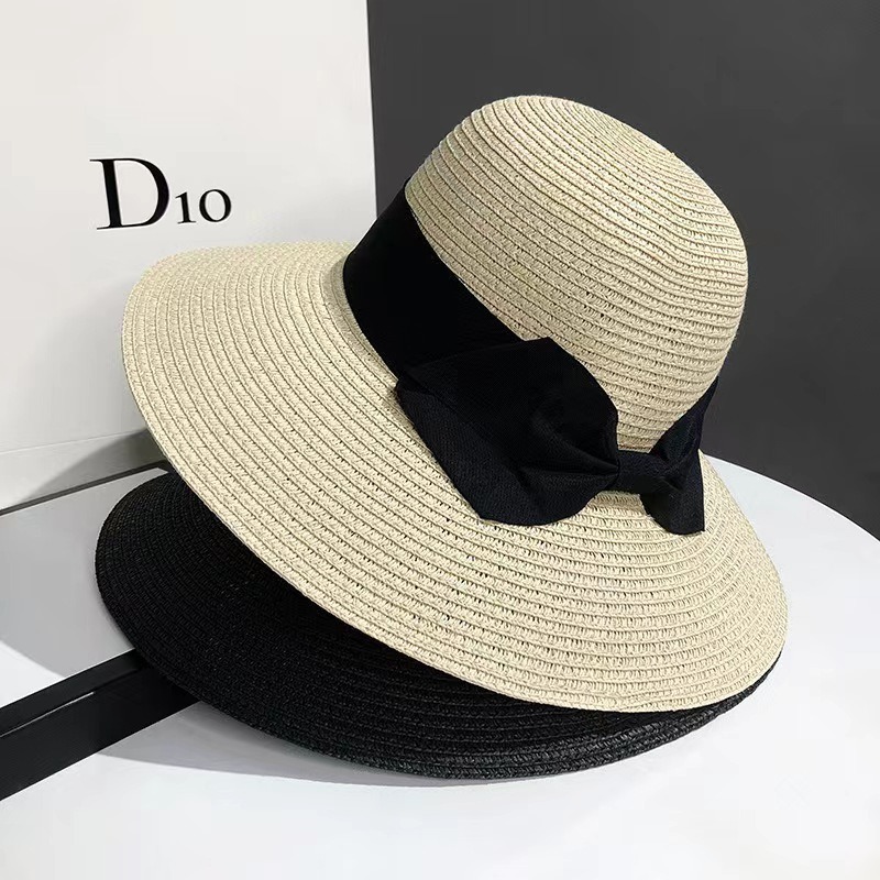 Simple Versatile Women Summer  - Bucket Hat Straw review and price