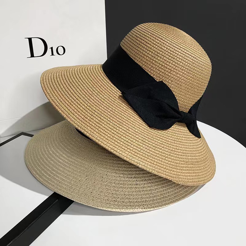 Simple Versatile Women Summer  - Bucket Hat Straw review and price