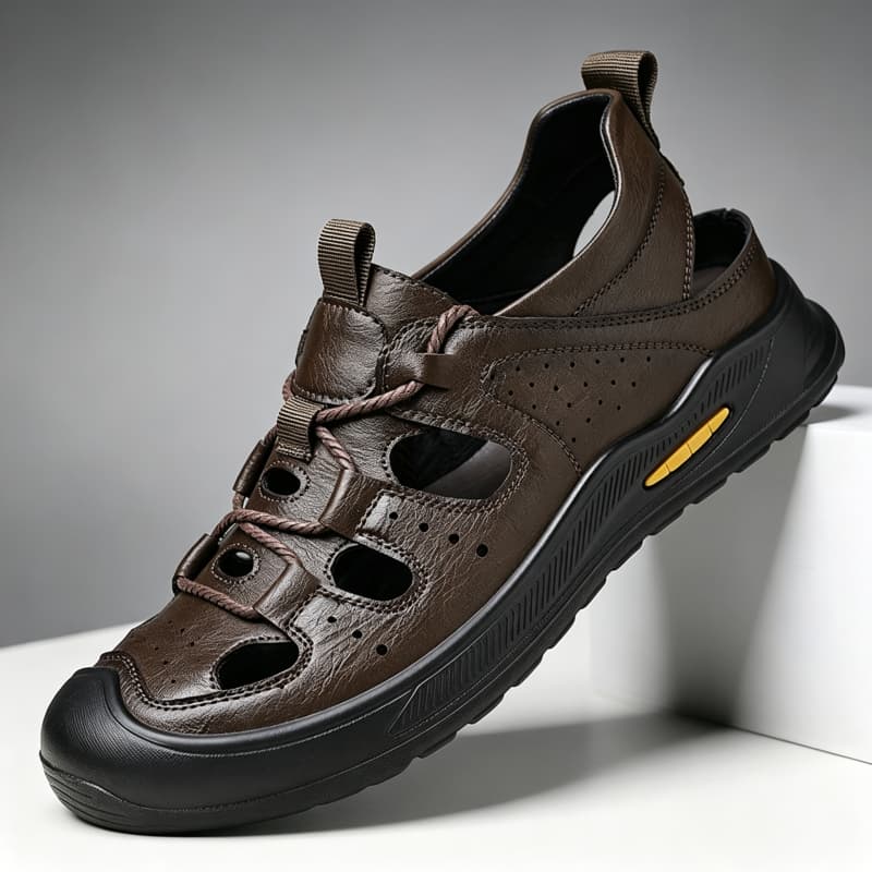 All Match Comfortable Round He - Casual Sandal Leather review and price