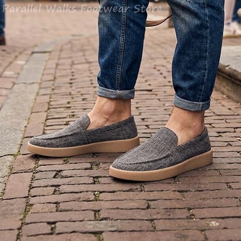 Men's Canvas Slip On Loafers B - Espadrille Slip On review and price