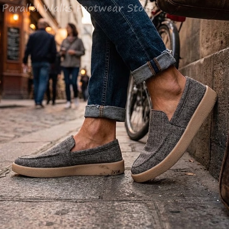 Men's Canvas Slip On Loafers B - Espadrille Slip On review and price